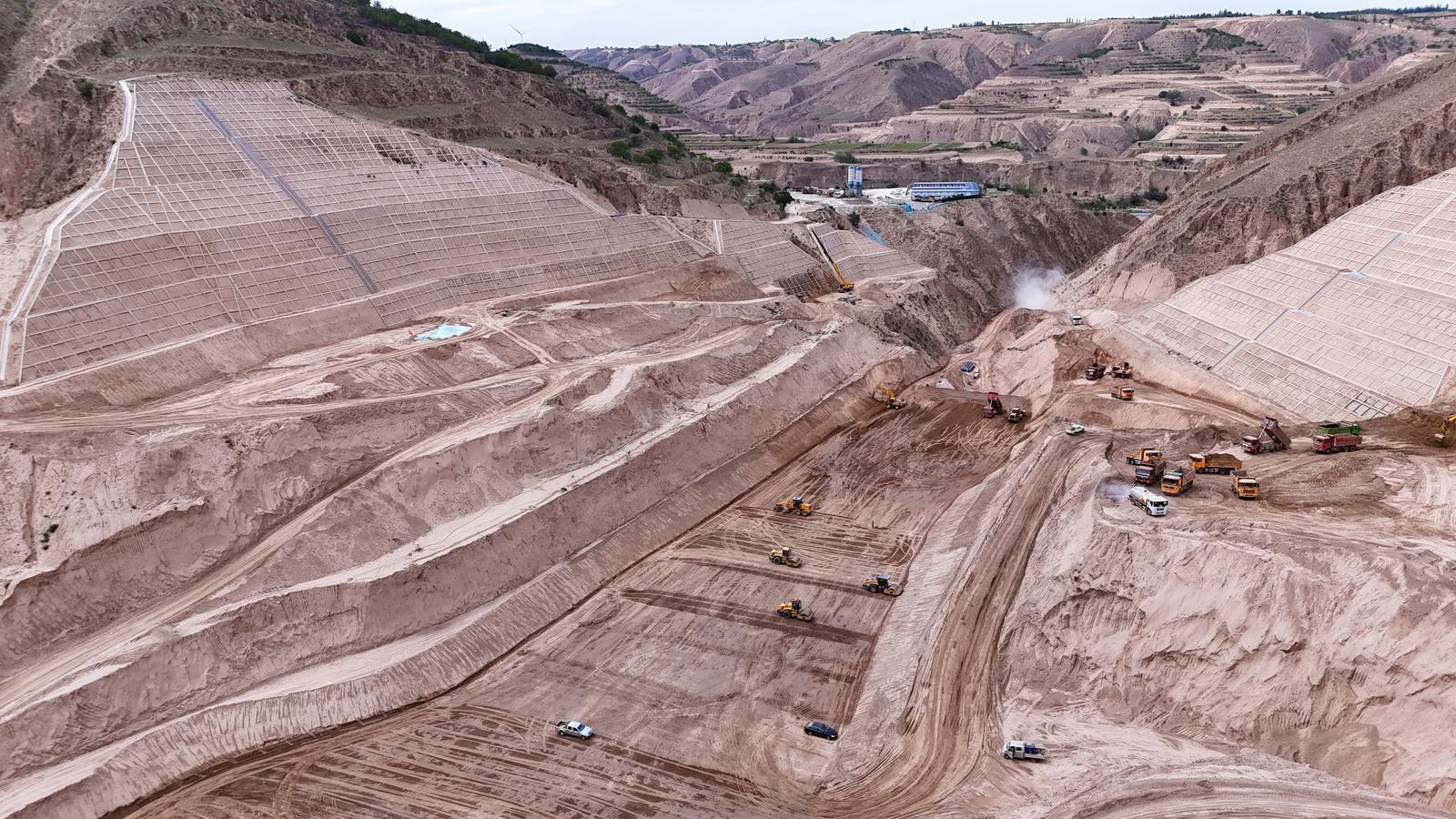 【摄影报道】环县“治水”新探索：甘肃首个煤矿疏干水项目加紧建设